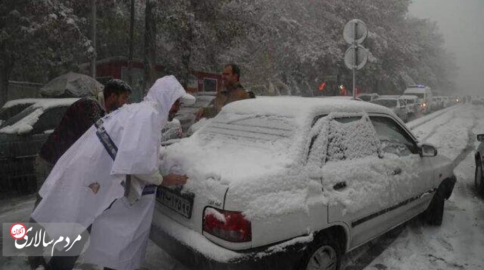 ترافیک سنگین در معابر شمالی تهران