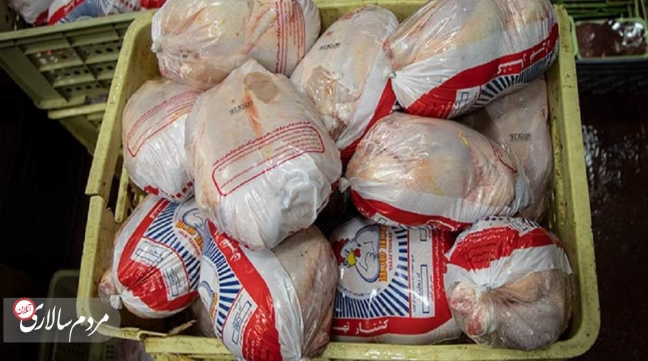 قیمت مرغ در اولین روز بهمن
