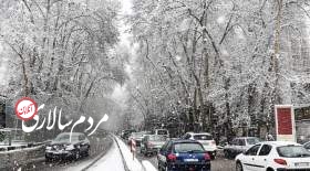 بارش برف و باران تا روز دوشنبه در تهران