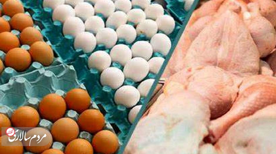 قیمت مرغ،گوشت سفید و تخم مرغ در بازار