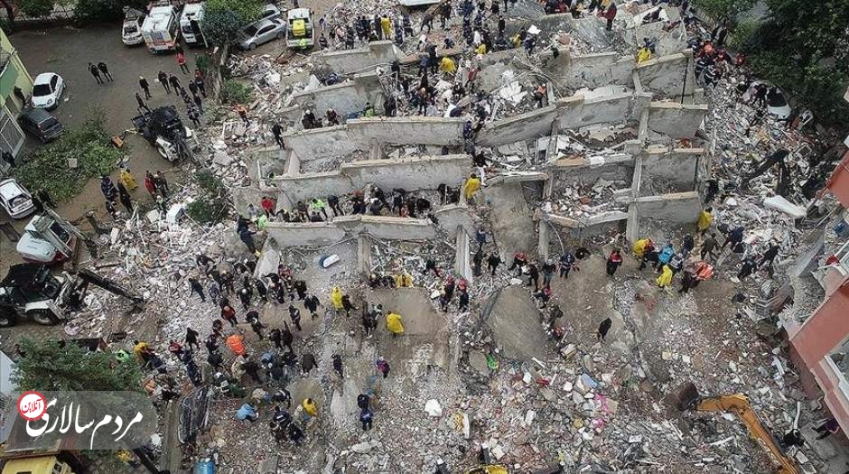 تصاویری هوایی از ترکیه،قبل و بعد از زلزله