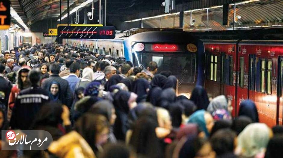 طرح جدید مترو برای عدم ورود مردان به واگن زنان!