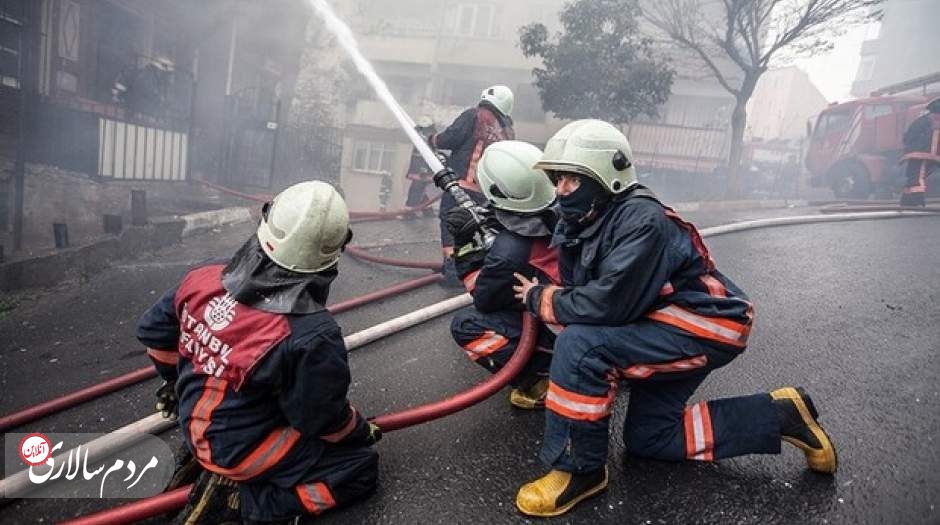 آتش سوزی هتلی در استانبول ترکیه 2 کشته بر جای گذاشت