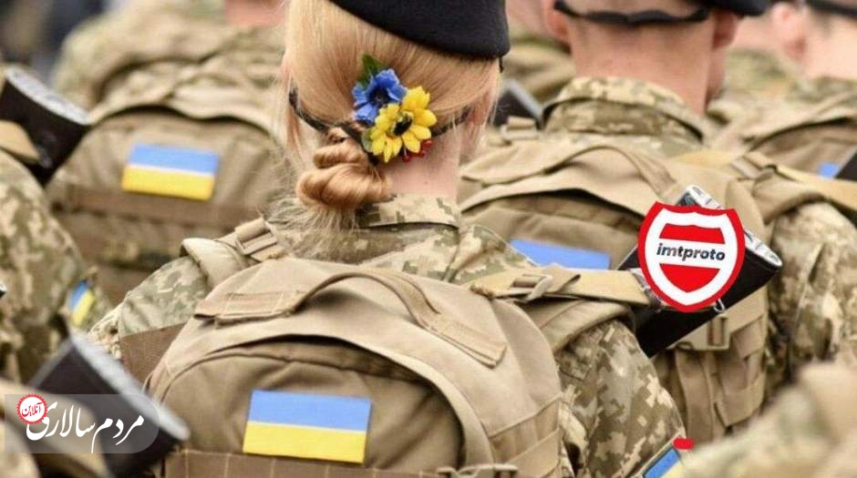 استایل جالب سرباز زن اکراینی در جنگ با روسیه+ببینید