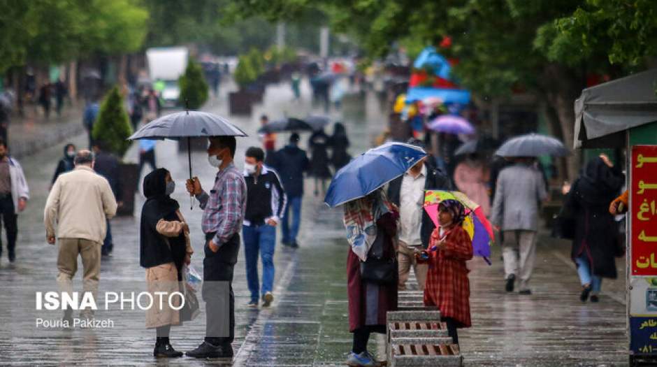 بارش برف و باران در نقاط مختلف کشور