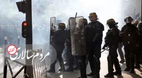 معترضان رستوران محبوب مکرون را در پاریس به آتش کشیدند