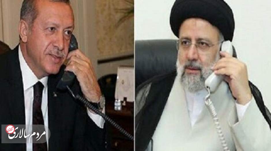گفت‌وگوی تلفنی رئیسی و اردوغان