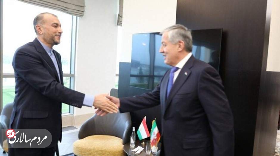 دیدار وزرای ایران و تاجیکستان