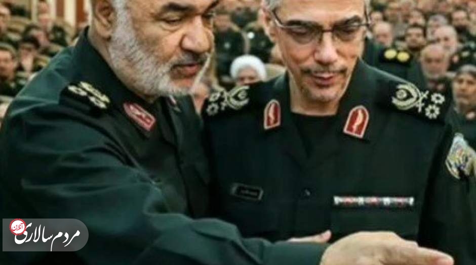 رئیس ستادکل نیروهای مسلح به فرمانده کل سپاه، «پیام» داد