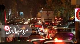 وضعیت ترافیک در جاده چالوس
