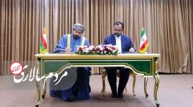 امضای ۴ سند همکاری میان ایران و عمان
