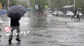 بارندگی شدید در ۱۱ استان کشور