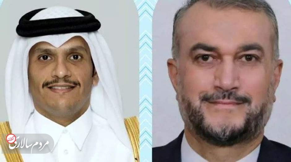 رایزنی تلفنی امیرعبداللهیان و وزیر خارجه قطر