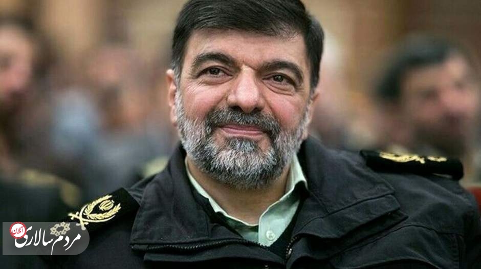 تیپ و پوشش متفاوت سردار رادان در مسکو 