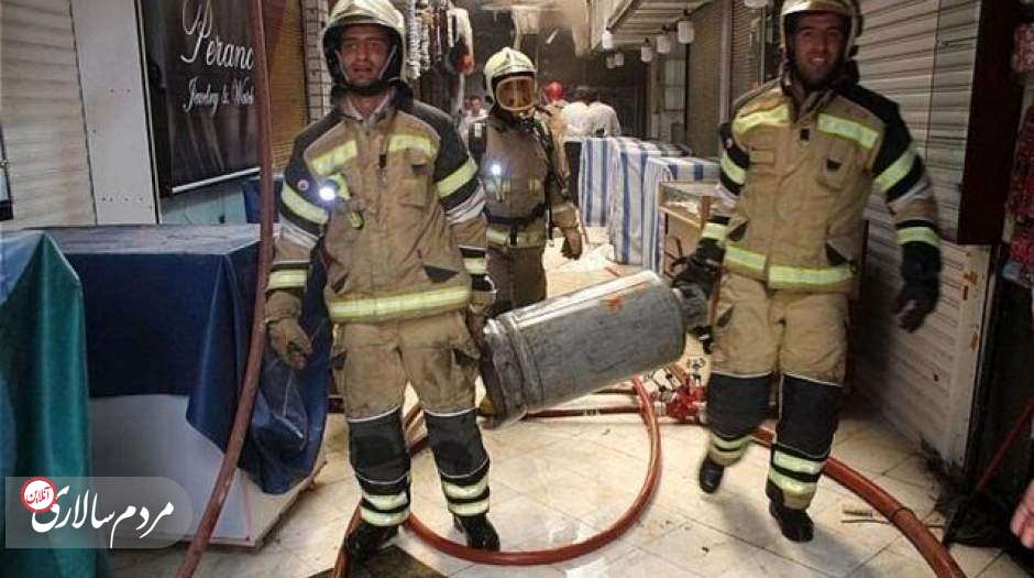 انفجار آشپزخانه طبخ غذا در اسدآباد