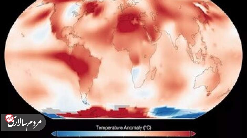 ناسا: رکورد گرمایش ۱۵۰ ساله شکست!