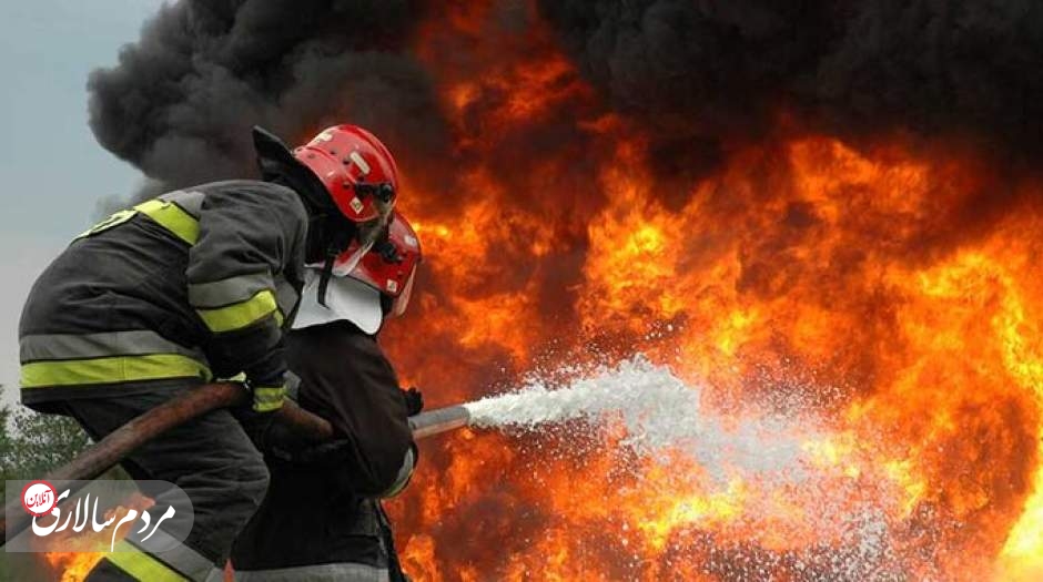 آتش‌سوزی در خیابان شریعتی تهران