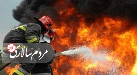 آتش‌سوزی در خیابان شریعتی تهران