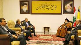 رایزنی دبیرکل حزب الله با وزیر امورخارجه ایران