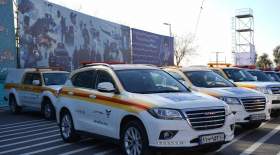 مانور خودروهای امدادی گروه بهمن در طرح رزمایش ترافیکی نوروز 1403