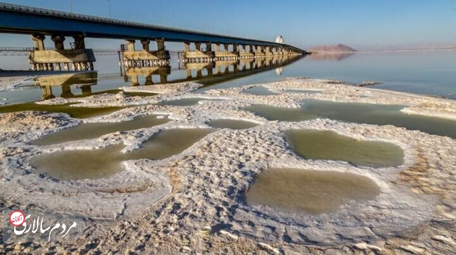 وضعیت دریاچه ارومیه در روزهای پایانی سال