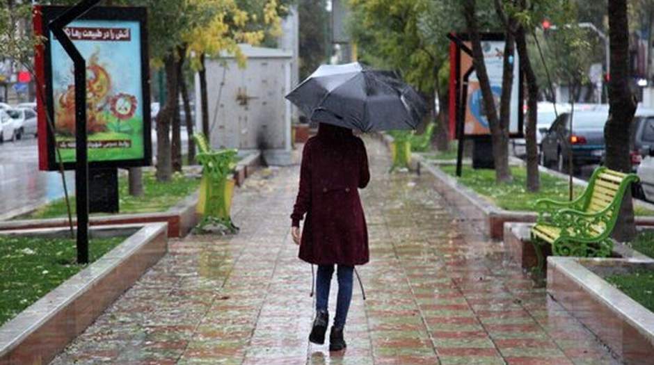 آغاز بارندگی‌ها از روز دوشنبه