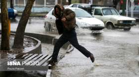 رگبار شدید باران در ۲۴ استان