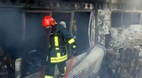 پدیده شاندیز دچار حریق شد