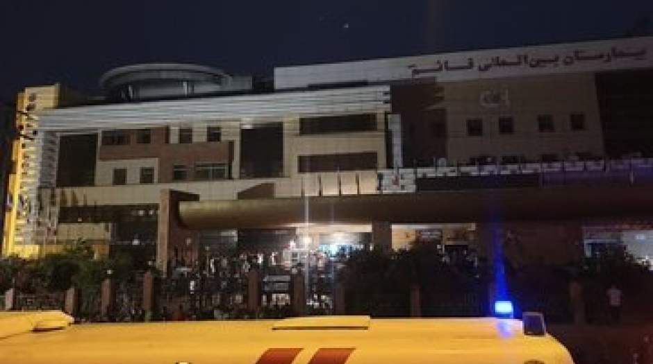منشاء حریق بیمارستان قائم مشخص شد