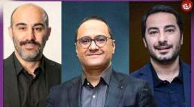 دورهمی رامبد جوان، محسن تنابنده و نوید محمدزاده در برج میلاد/ عکس