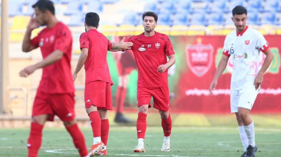 جشنواره گل پرسپولیس در یک بازی تدارکاتی