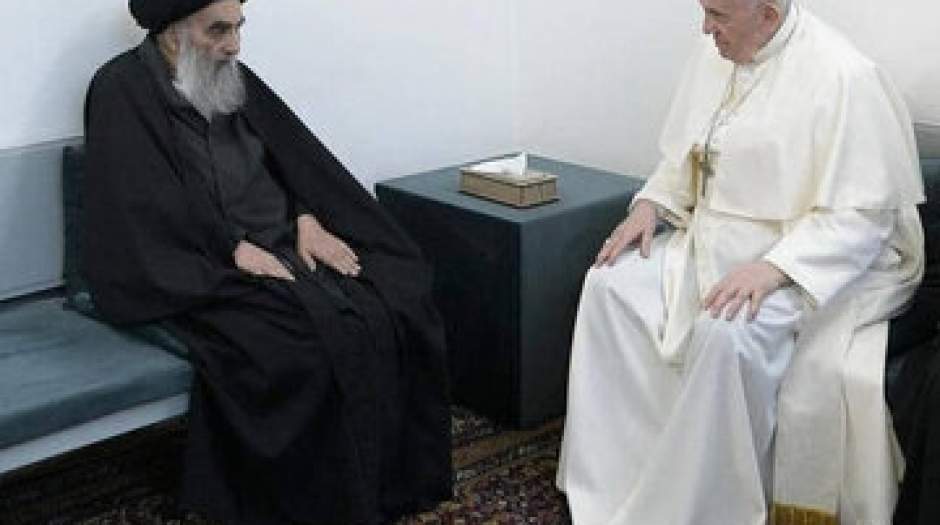 آیت الله سیستانی درگذشت پاپ را تسلیت گفت